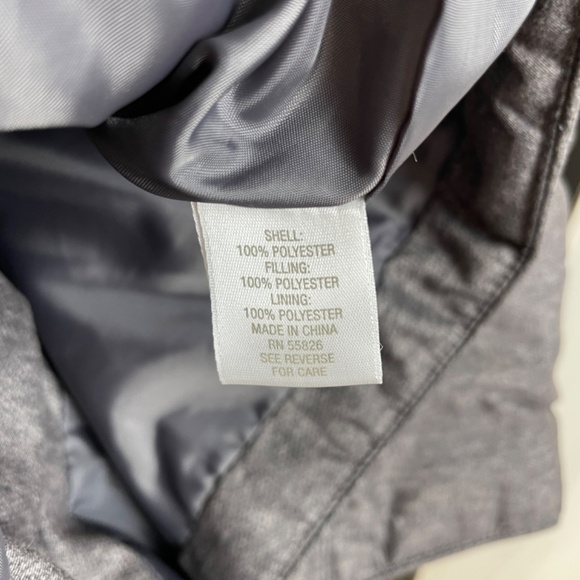 CB Established 1962 Gray Moto Fitted Puffer Vest Size M - Picture 11 of 12